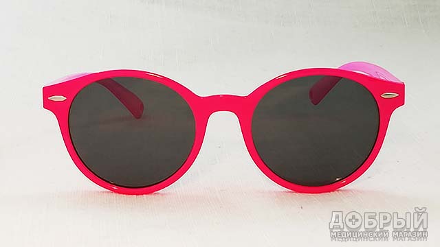 розовые детские очки от солнца
